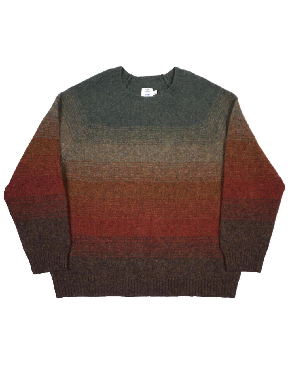 Flint and Tinder x Knoll Wool Sweater XXL Mens Multicolor Colorblock Pullover